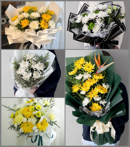 贵州毕节市纳雍县曙光镇小腰栖村白事花束代送